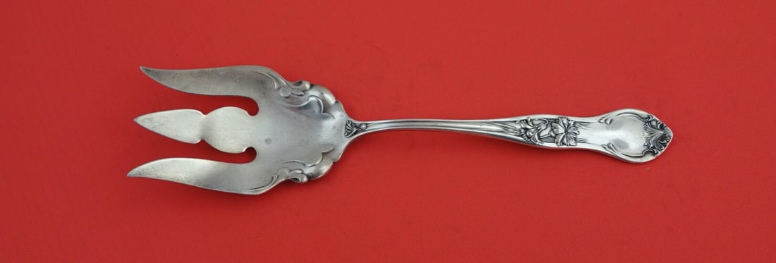 Pesa Primavera Sterling Silver Salad Serving Fork 8.75 Inches: Pesa Primavera Sterling Silver Salad Serving Fork 8.75 Inches Enhance your dining experience with the Primavera by Pesa Sterling Silver Salad Serving Fork. Crafted from high-quality sterling silver (.