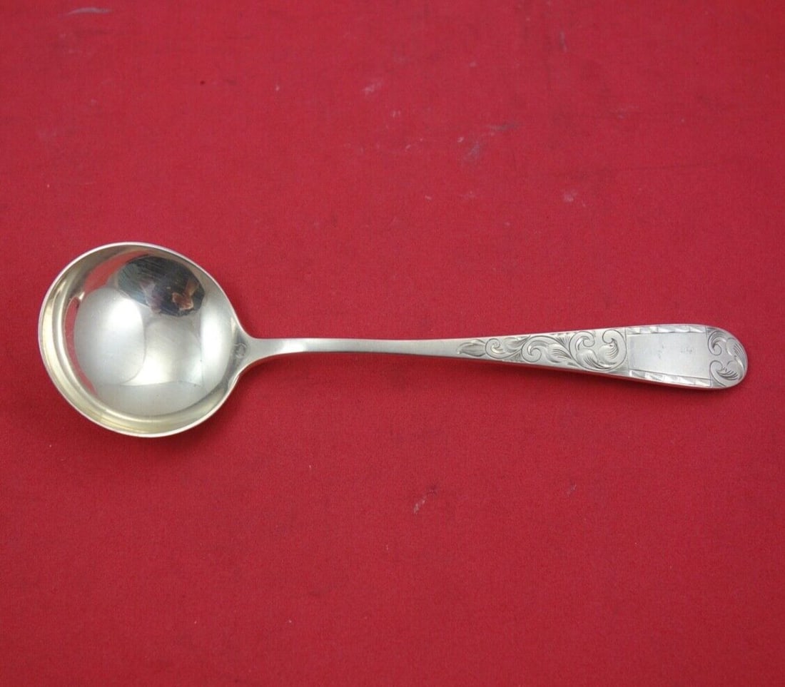 Schofield Mayflower Sterling Silver Cream Soup Spoon 6 Inch: Schofield Mayflower Sterling Silver Cream Soup Spoon 6 Inch This exquisite Mayflower cream soup spoon from Schofield, crafted in sterling silver, showcases timeless elegance and fine craftsmanship. Wi