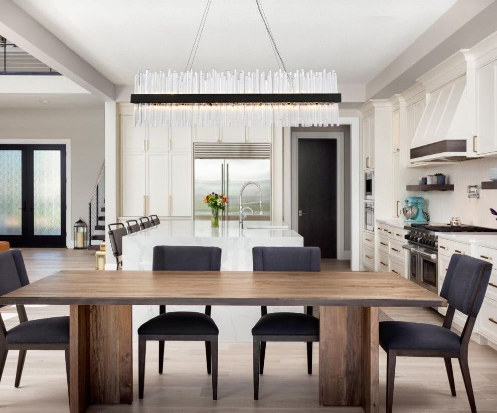 Elegant Lighting DALLAS 28-Light Black Chandelier 48-inch Modern Fixture: Elegant Lighting DALLAS 28-Light Black Chandelier 48-inch Modern Fixture Illuminate your living spaces with this stunning 28-light black chandelier, featuring a modern design that complements various