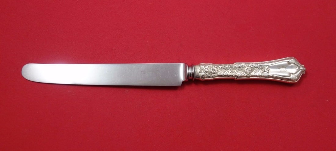 Tiffany & Co. Persian Pattern Sterling Silver Knife 9 1/8": Tiffany & Co. Persian Pattern Sterling Silver Knife 9 1/8" This exquisite knife is part of the Persian pattern by Tiffany & Co., a hallmark of elegance and craftsmanship. Made from high-quality sterli
