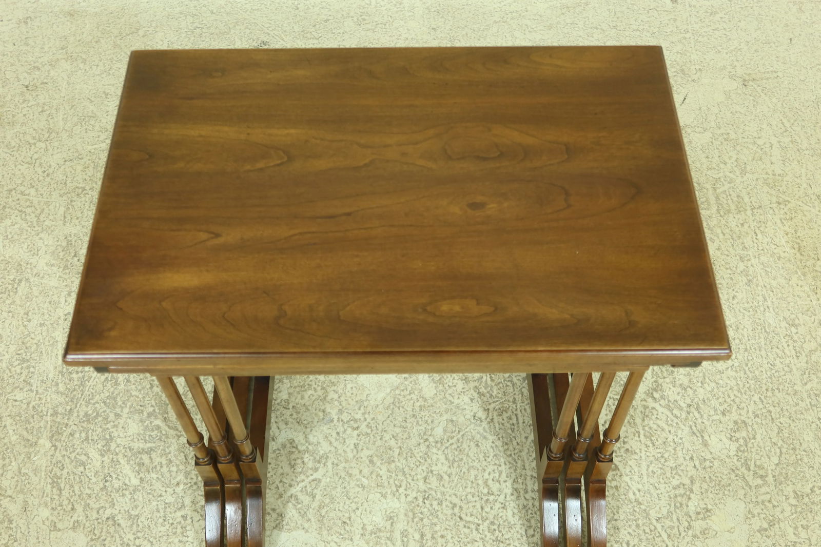Statton 1981 Solid Cherry 3 Stack Nesting Tables Traditional Style - 2