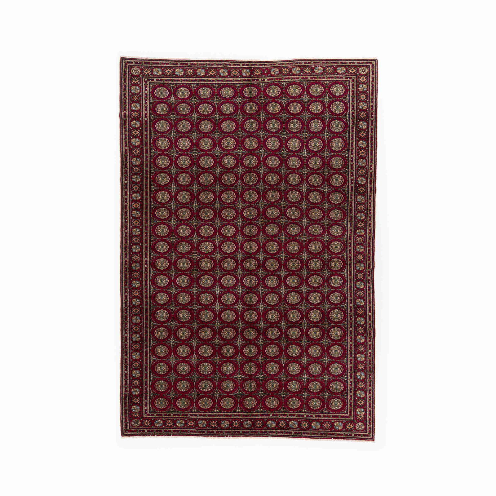 Handmade Kayseri Wool on Cotton Carpet 248cm x 368cm: Handmade Kayseri Wool on Cotton Carpet 248cm x 368cm This Authentic Handmade Kayseri Carpet features a beautiful design crafted from high-quality wool on a cotton base. Originating from Kayseri, this