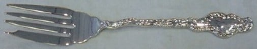 Durgin Watteau Sterling Silver Salad Fork Monogrammed 6 1/8" (1 of 1)