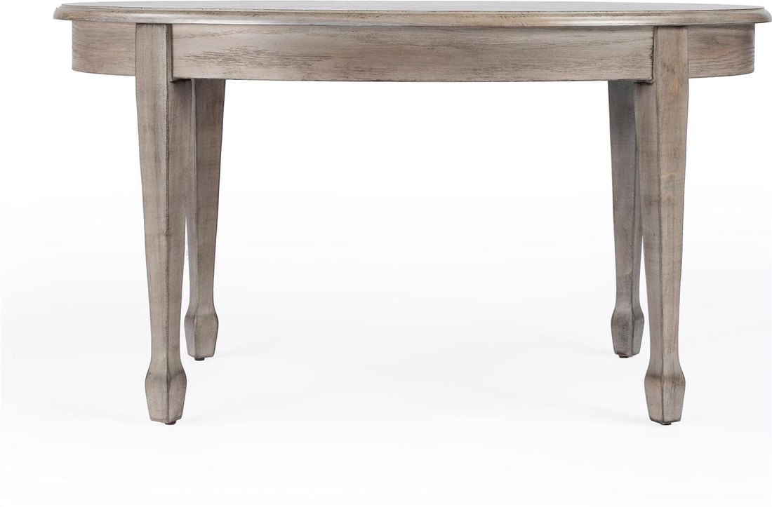 Butler Clayton Oval Coffee Table Beige Driftwood Natural Wood: Butler Clayton Oval Coffee Table Beige Driftwood Natural Wood Introducing the Elegant Clayton Oval Coffee Table, a stunning centerpiece for your living space. This coffee table features a sophisticate