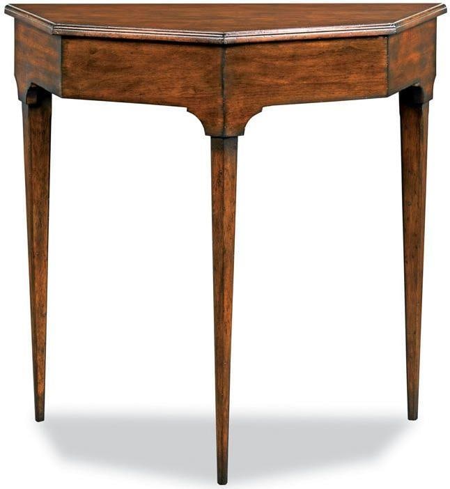 Entry Console Table Wood Marseille Collection Bordeaux Finish (1 of 3)