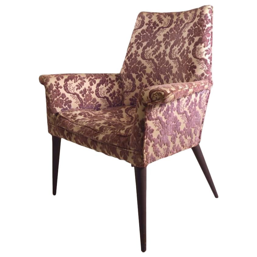 Mid-Century Lounge Chair Solid Frame Reupholster Ready: Mid-Century Lounge Chair Solid Frame Reupholster Ready This Mid-Century Lounge Chair showcases a classic design with a solid and sturdy frame, perfect for reupholstering to suit your personal style. T