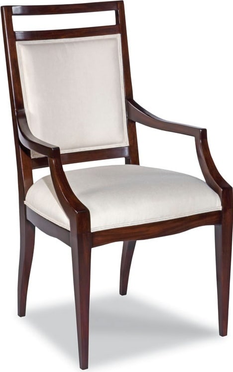 Woodbridge Addison Acacia Wood Upholstered Arm Chair: Woodbridge Addison Acacia Wood Upholstered Arm Chair Experience comfort and style with this Stylish French Modern Acacia Wood Chair, designed to enhance any living space. This upholstered armchair boa