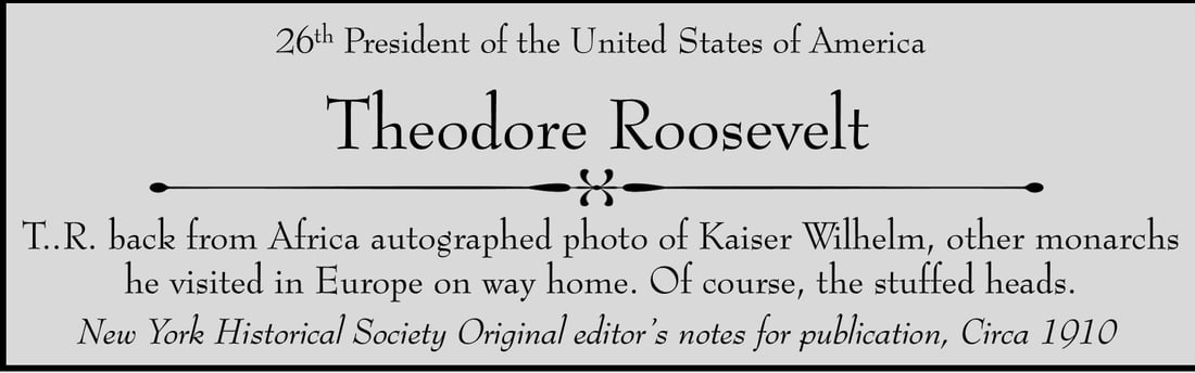 Theodore Roosevelt 1902 Publication Proofs with Editor's Notes Custom Framed (1 of 8)