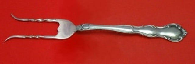 Wallace My Love Sterling Silver Custom Baked Potato Fork 7.5": Wallace My Love Sterling Silver Custom Baked Potato Fork 7.5" Experience the elegance of dining with this custom-made baked potato fork from the My Love pattern by Wallace. Crafted in high-quality ste