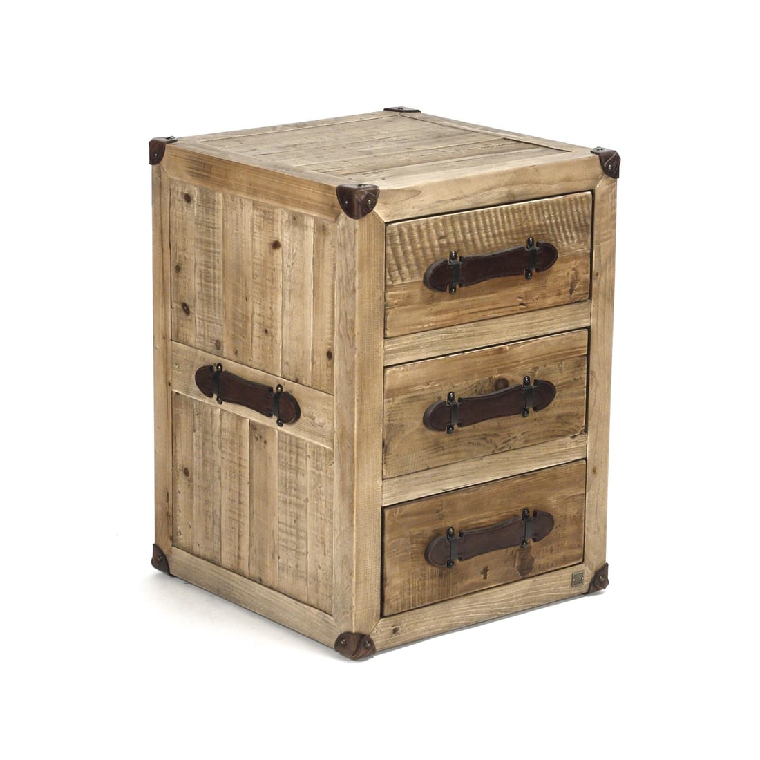 Zentique Abott Natural Pine Nightstand Traditional Design 27H (1 of 5)