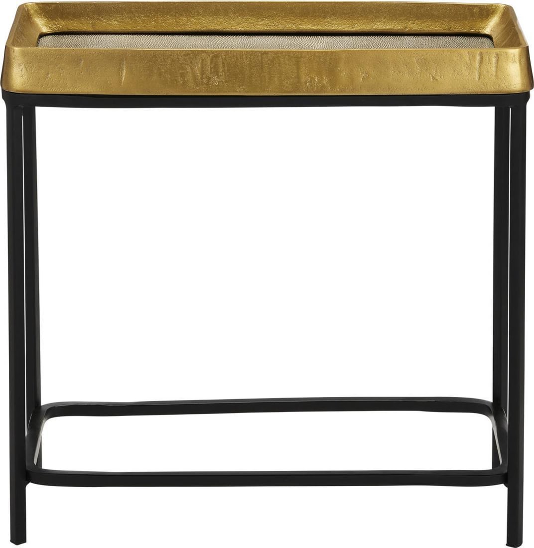 Currey Brass Tanay Side Table Textured Design 24H 10W 24D: Currey Brass Tanay Side Table Textured Design 24H 10W 24D Discover the Elegant Tanay Brass Side Table, a stunning piece that blends antique charm with modern functionality. Crafted in an eclectic styl