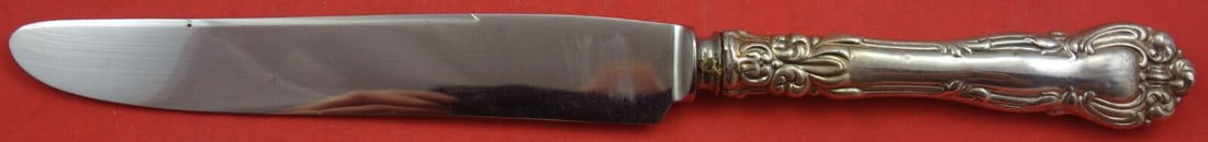 Knowles Angelo Sterling Silver Dinner Knife 9 3/4" Mount Vernon: Knowles Angelo Sterling Silver Dinner Knife 9 3/4" Mount Vernon This exquisite dinner knife from the Angelo pattern by Knowles and Mount Vernon is crafted from high-quality sterling silver. Measuring