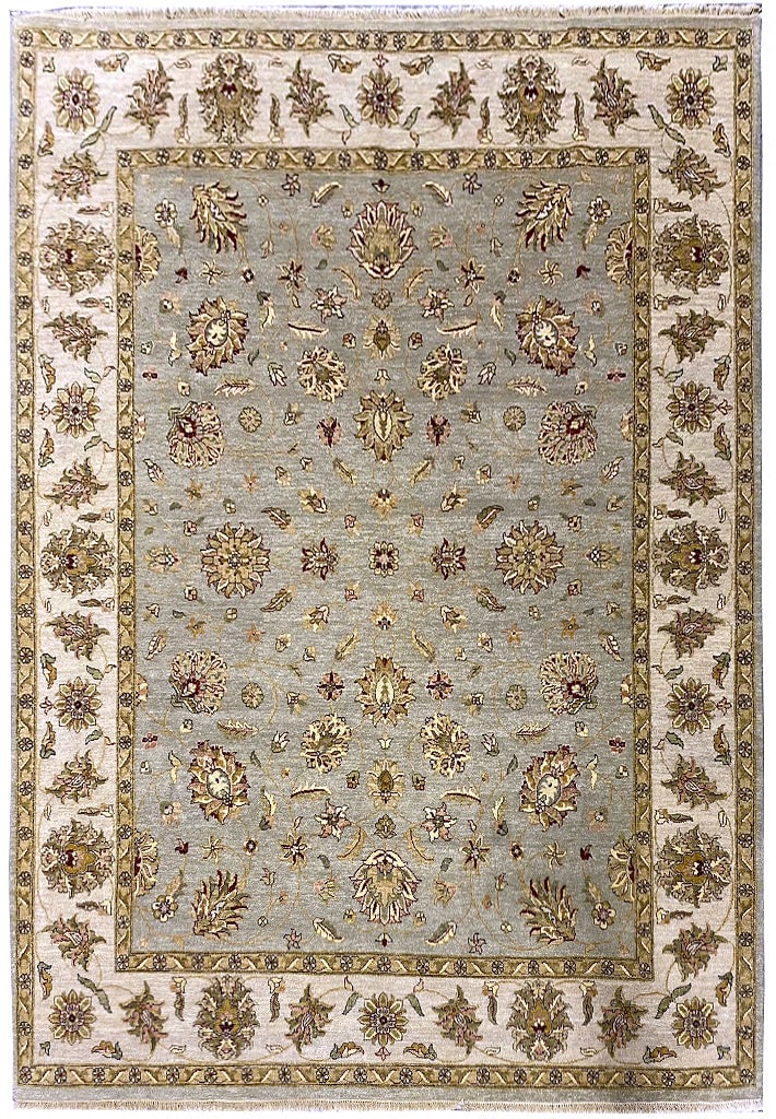 8 x 10 Handmade Light Green Ziglar Area Rug - Premium Wool Quality: 8 x 10 Handmade Light Green Ziglar Area Rug - Premium Wool Quality Free continental US Shipping Enhance your home with this stunning 8' x 10' Light Green Fine Quality Handmade Ziglar Rug. Meticulously
