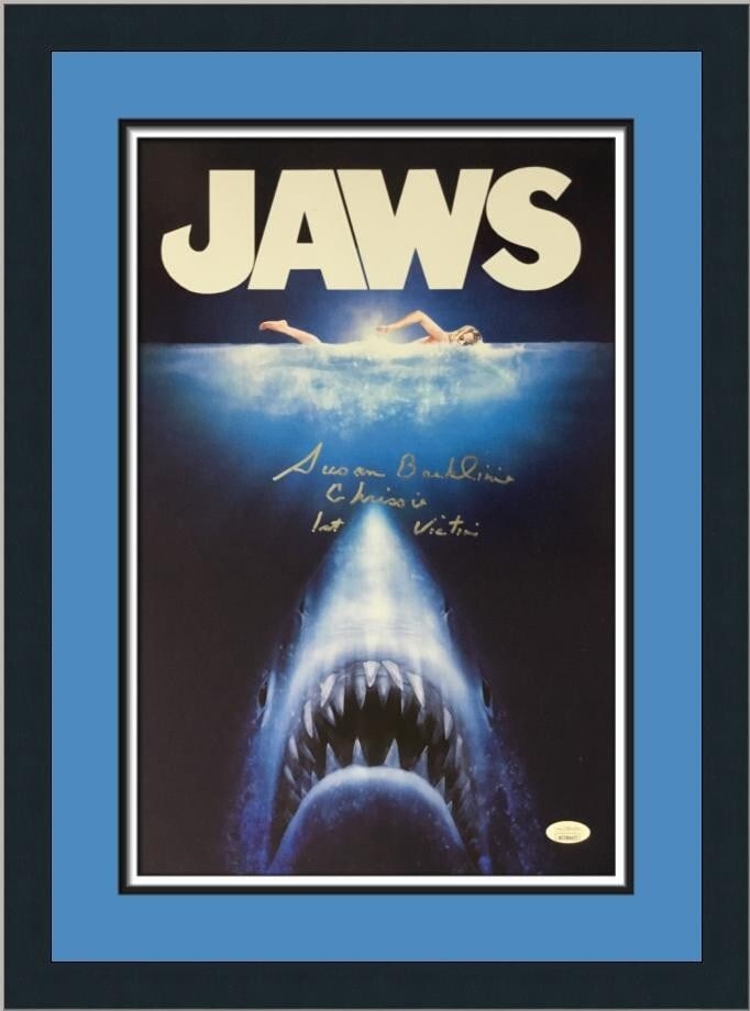 Susan Backlinie Autographed Jaws Photograph Custom Framed JSA Authenticated (1 of 6)
