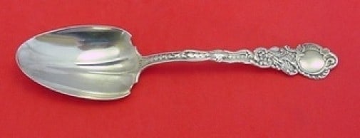Gorham Marie Antoinette Sterling Silver Preserve Spoon 7 1/8 inches: Gorham Marie Antoinette Sterling Silver Preserve Spoon 7 1/8 inches This exquisite serving spoon features the "Marie Antoinette" pattern by Gorham, crafted from high-quality sterling silver. Measuring