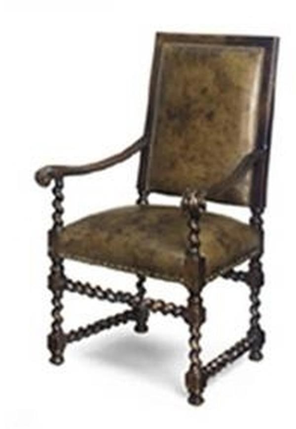 Handcrafted English Traditional Chestnut Leather Accent Chair: Handcrafted English Traditional Chestnut Leather Accent Chair Elevate your living space with this Traditional Warm Chestnut Leather Chair. Hand-crafted in the USA, this accent chair features a classic