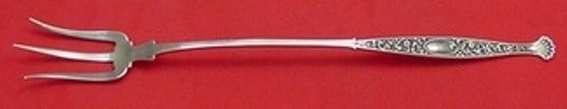 Whiting Hyperion Sterling Silver Lettuce Fork 9 1/8 Inch: Whiting Hyperion Sterling Silver Lettuce Fork 9 1/8 Inch This exquisite lettuce fork is part of the Hyperion pattern by Whiting, crafted from high-quality sterling silver. Measuring 9 1/8 inches, it s