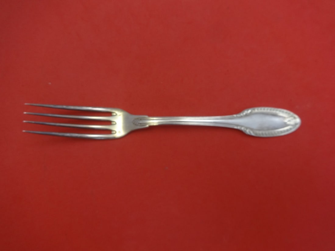 Puiforcat Percier Sterling Silver Dinner Fork 8.5 inches: Puiforcat Percier Sterling Silver Dinner Fork 8.5 inches This exquisite dinner fork from the Percier pattern by Puiforcat showcases the elegance of sterling silver craftsmanship. Measuring 8 1/2 inche