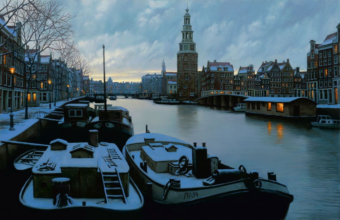 Alexei Butirskiy I Love Amsterdam Limited Edition Signed Giclee Canvas 20 x 32: Alexei Butirskiy I Love Amsterdam Limited Edition Signed Giclee Canvas 20 x 32 Discover the captivating artwork 'I Love Amsterdam' by artist Alexei Butirskiy. This signed limited edition giclee print