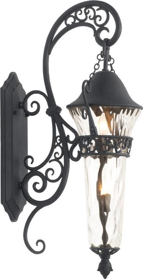 Kalco Anastasia Outdoor 2-Light Wall Fixture Art Nouveau: Kalco Anastasia Outdoor 2-Light Wall Fixture Art Nouveau Illuminate your outdoor spaces with the Anastasia Outdoor 2-Light Wall Fixture, designed in an elegant Art Nouveau style. This fixture features