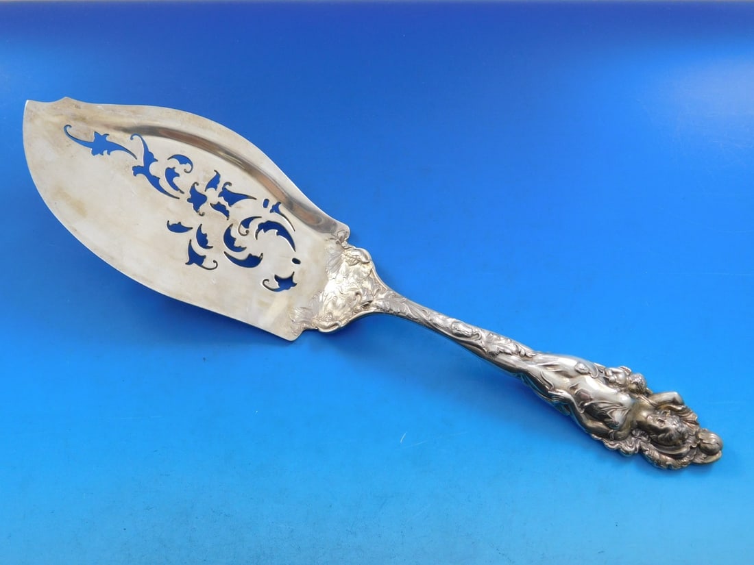 Reed & Barton Love Disarmed Sterling Silver Fish Server 12" (1 of 4)