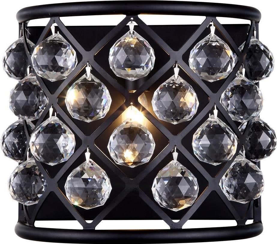 Elegant Lighting Madison Crystal Wall Sconce UL-Listed 10.5H X 11.5W: Elegant Lighting Madison Crystal Wall Sconce UL-Listed 10.5H X 11.5W Illuminate your space with this exquisite Hand-Polished Crystal Wall Sconce, designed in a vintage style. This elegant lighting fix