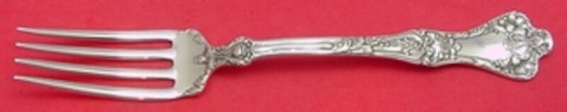 Gorham Patrician Sterling Silver Regular Fork 7 1/8 Inch: Gorham Patrician Sterling Silver Regular Fork 7 1/8 Inch This exquisite regular fork from the Patrician pattern by Gorham is crafted from high-quality sterling silver. Measuring 7 1/8 inches, this for