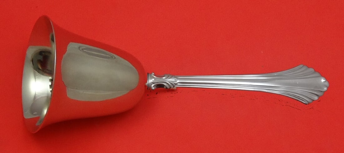 Wallace French Regency Sterling Silver 7" Custom Dinner Bell: Wallace French Regency Sterling Silver 7" Custom Dinner Bell Enhance your dining experience with this exquisite 7" Dinner Bell from the French Regency pattern by Wallace. Crafted from custom-made ster