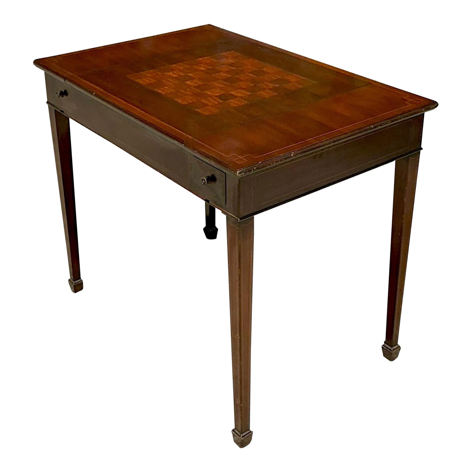Vintage Regency Smith and Watson Game Table Oxblood Red Wood: Vintage Regency Smith and Watson Game Table Oxblood Red Wood Elevate your dining area with this Vintage Regency Smith and Watson Game Table. This exquisite piece features turned wood craftsmanship tha
