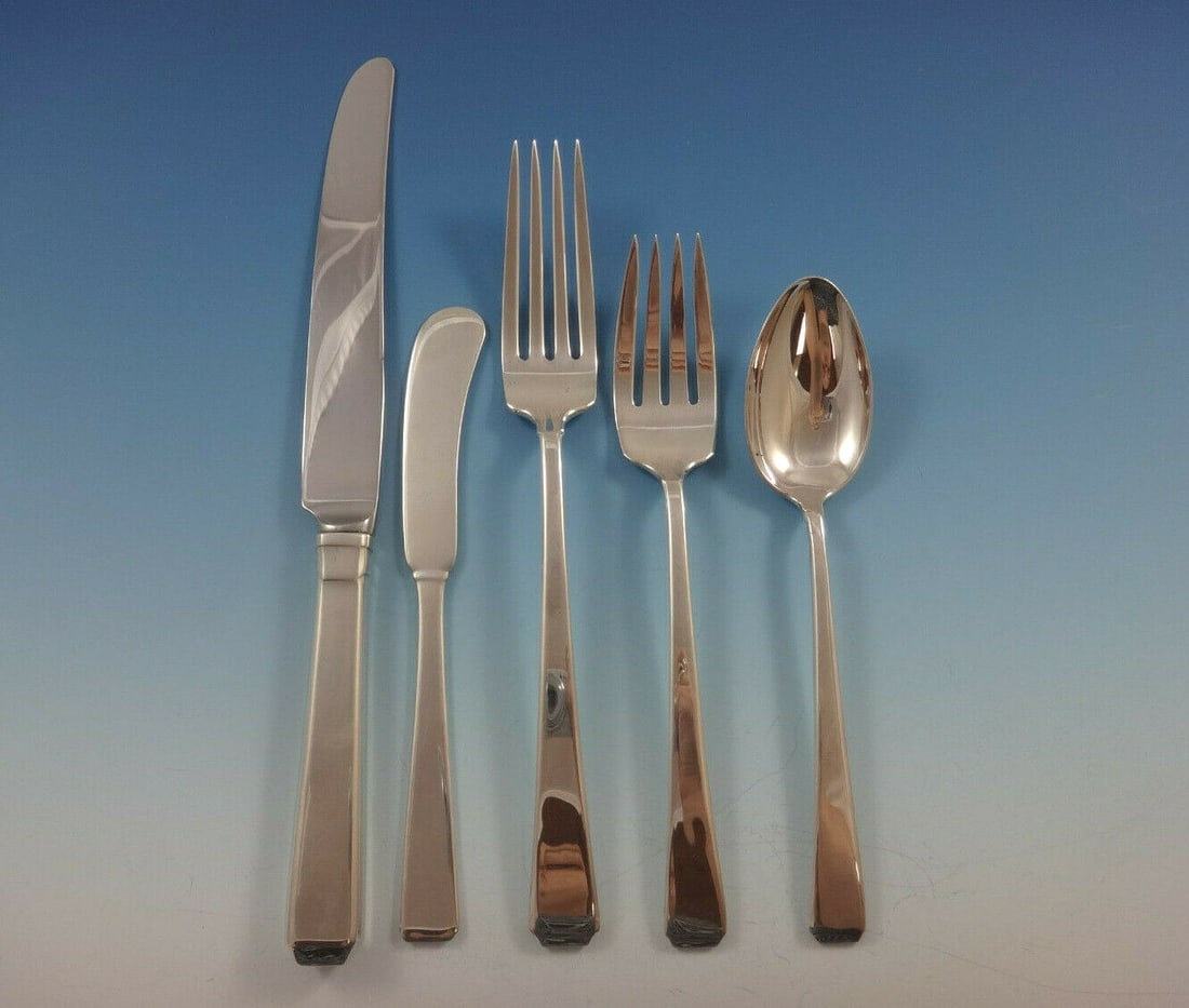 Towle Craftsman Sterling Silver Flatware Set for 8 - 48 Pieces with Storage Chest: Towle Craftsman Sterling Silver Flatware Set for 8 - 48 Pieces with Storage Chest This exquisite Craftsman by Towle Sterling Silver Flatware Set for 8 is a stunning blend of elegance and functionality