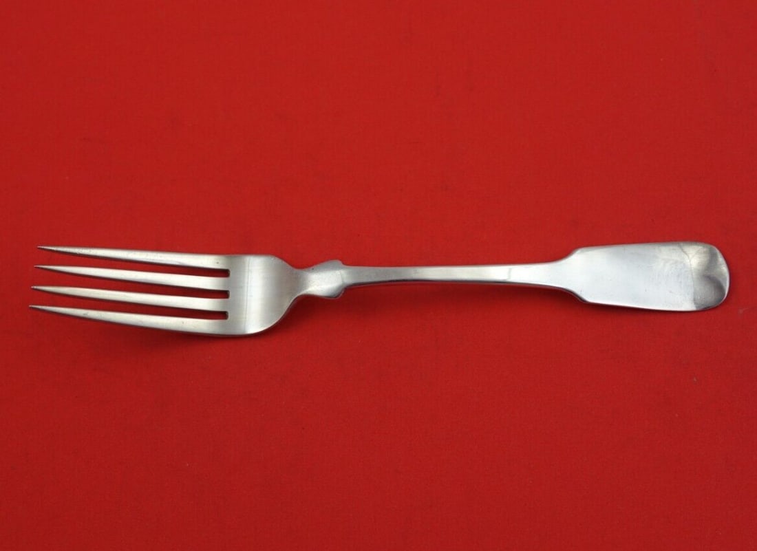 Sturbridge Fork by Old Newbury Crafters Sterling Silver 7 1/4 Inches: Sturbridge Fork by Old Newbury Crafters Sterling Silver 7 1/4 Inches This exquisite fork is part of the Sturbridge pattern by Old Newbury Crafters, crafted from high-quality sterling silver (.925). Me