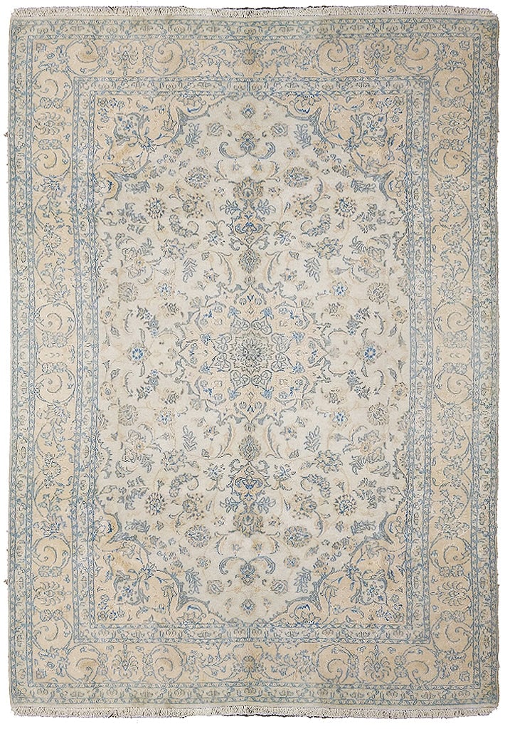 Handwoven 6' x 11' Pastel Persian Area Rug Kashan Design: Handwoven 6' x 11' Pastel Persian Area Rug Kashan Design Free continental US Shipping Introducing the Pastels Light Faded Colors Authentic Persian Rug, a stunning 6' x 11' area rug that beautifully me