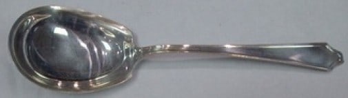 International Sterling Silver Minuet Berry Spoon 8.5": International Sterling Silver Minuet Berry Spoon 8.5" Elevate your dining experience with this exquisite 8 1/2" berry spoon from the Minuet pattern by International Silver. Crafted from high-quality s