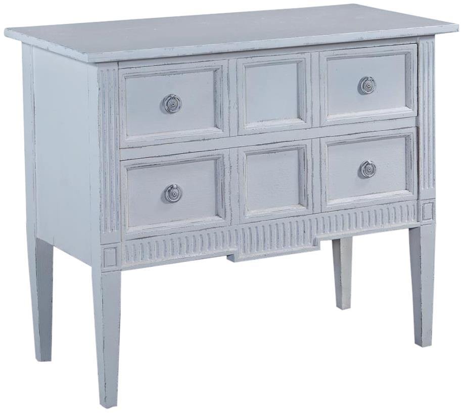 Eliot White Chest Solid Wood Transitional Style - 3