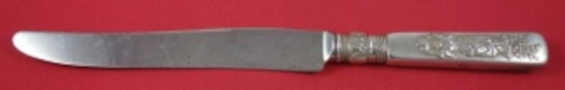 Gorham Fontainebleau Sterling Silver Dinner Knife 9 1/4 inch: Gorham Fontainebleau Sterling Silver Dinner Knife 9 1/4 inch This exquisite dinner knife is part of the Fontainebleau pattern by Gorham, crafted from high-quality sterling silver with a hollow handle