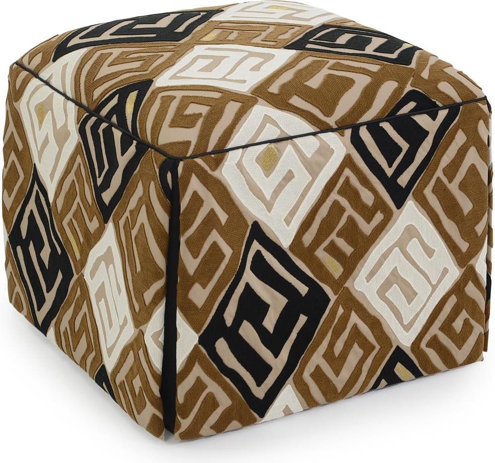 Chelsea Ottoman by John-Richard Elegant Design 20H 22W 22D: Chelsea Ottoman by John-Richard Elegant Design 20H 22W 22D Introducing the Elegant Design Chelsea Ottoman by John-Richard, a perfect blend of style and functionality. This ottoman features a contempor