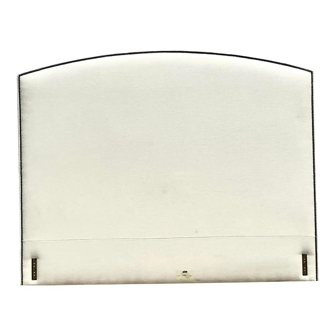 Vintage Lee Industries Boho King Upholstered Headboard Off-White (1 of 10)