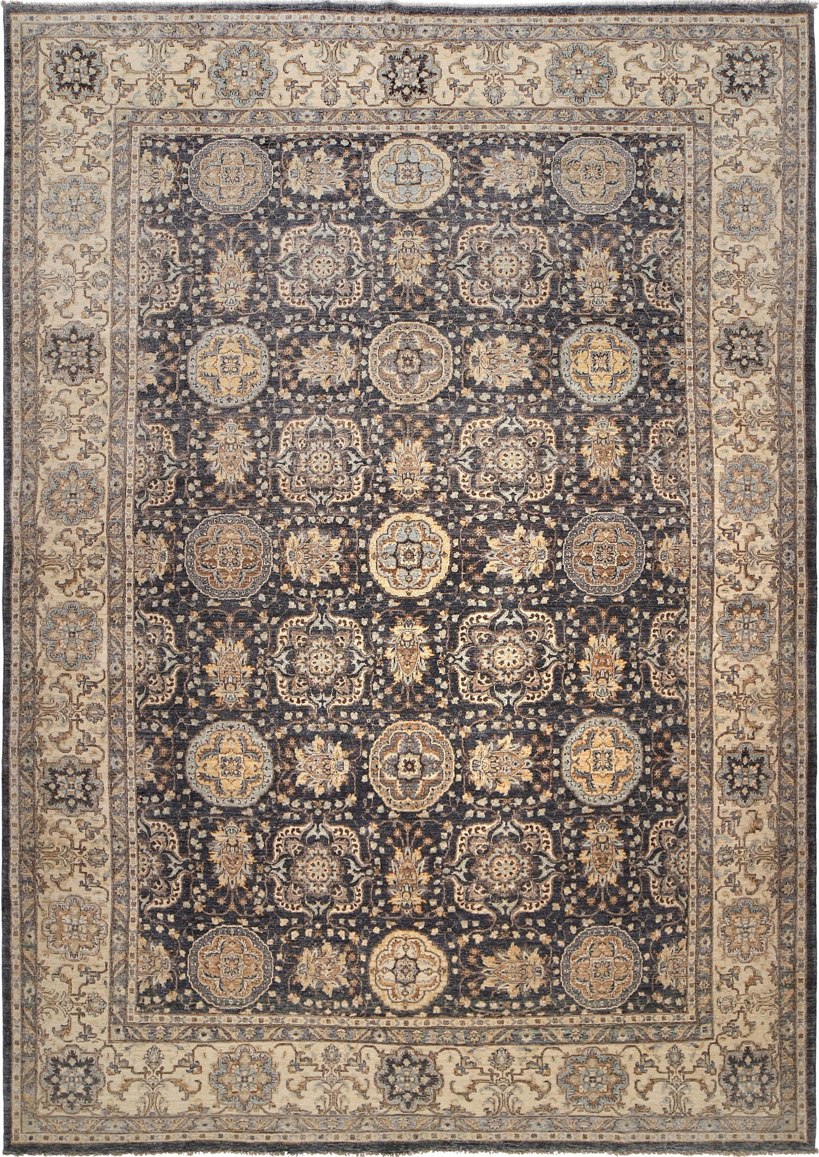 Handcrafted 9 x 13.8 Super Kazak Wool Area Rug from Pakistan: Handcrafted 9 x 13.8 Super Kazak Wool Area Rug from Pakistan Free continental US Shipping Transform your space with the exquisite 9 x 13.8 Super Kazak Area Rug, a stunning blend of vibrant colors and