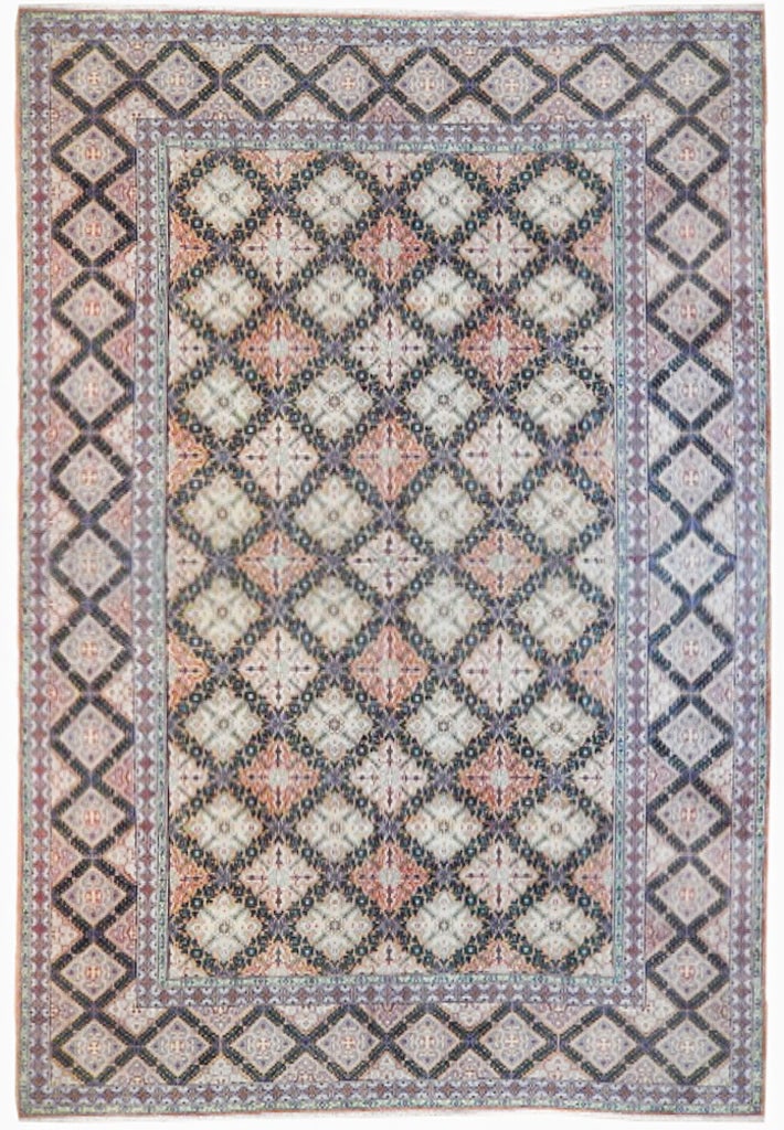Handcrafted Persian Tehran Rug 7'9 x 10'9 Traditional Design: Handcrafted Persian Tehran Rug 7'9 x 10'9 Traditional Design Free continental US Shipping Discover the elegance of this handcrafted Persian Tehran rug, featuring traditional designs that add a timeles