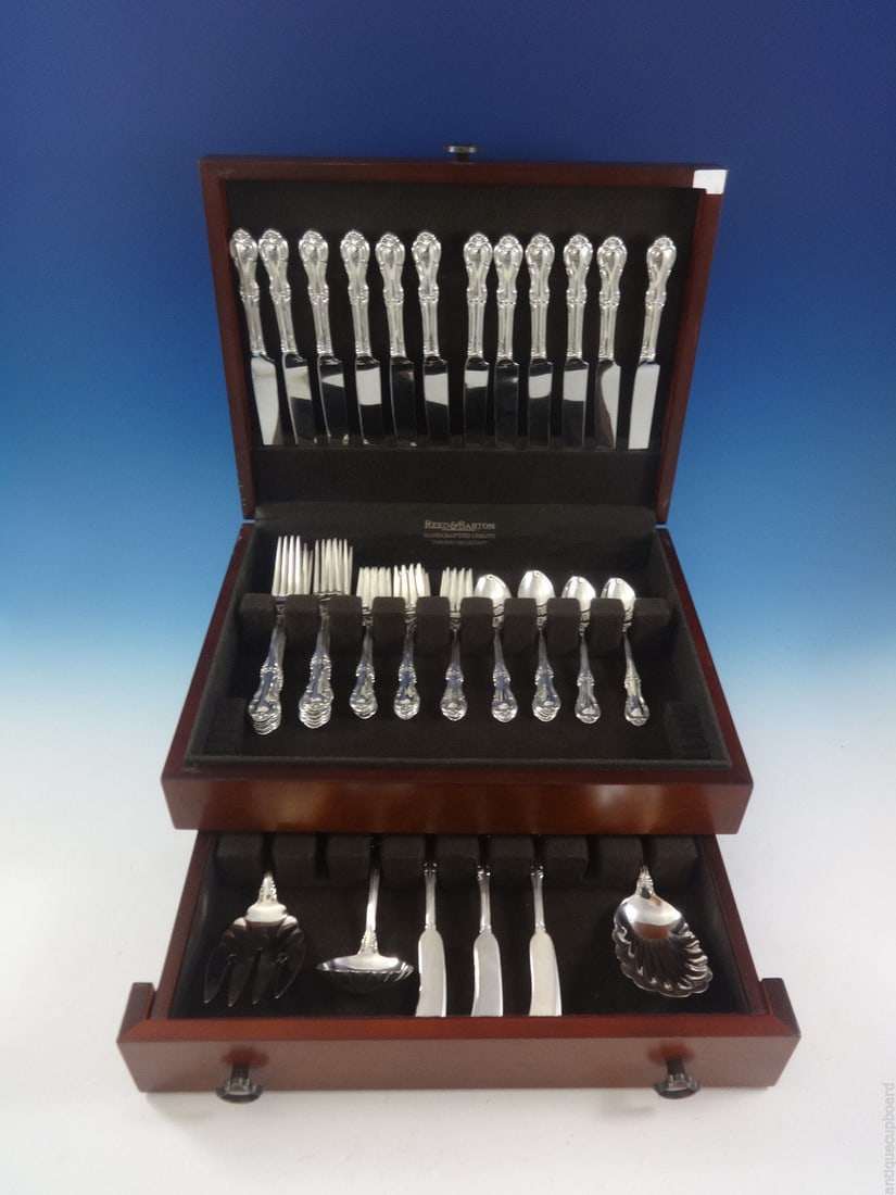 Joan of Arc International Sterling Silver Flatware Set 63 Pieces Service for 12: Joan of Arc International Sterling Silver Flatware Set 63 Pieces Service for 12 Experience the elegance of the Joan of Arc sterling silver flatware set, inspired by the designs of the court of Louis X