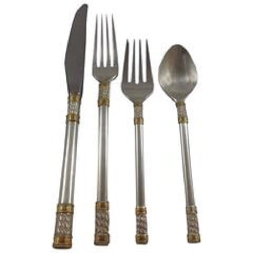 Wallace Aegean Weave Gold Sterling Silver Flatware Set 35 Pieces: Wallace Aegean Weave Gold Sterling Silver Flatware Set 35 Pieces Experience the elegance of the Aegean Weave Gold Flatware Set by Wallace, a stunning collection that marries handcrafted artistry with