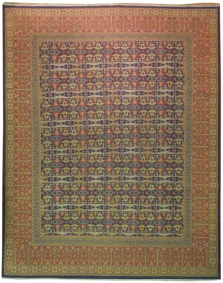 11.9' x 14.5' Sumak Kilim Tribal Rug Handmade Clearance Sale: 11.9' x 14.5' Sumak Kilim Tribal Rug Handmade Clearance Sale Free continental US Shipping Elevate your home decor with this exquisite Sumak Flat Weave Kilim Tribal Rug, measuring 11' 9" x 14' 5". Hand