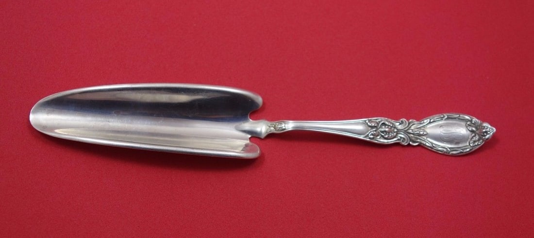 Baker-Manchester Lady Clare Sterling Silver Jelly Trowel 7.5" Monogrammed: Baker-Manchester Lady Clare Sterling Silver Jelly Trowel 7.5" Monogrammed This exquisite Lady Clare jelly trowel by Baker-Manchester is a stunning addition to any table setting. Crafted from high-qual