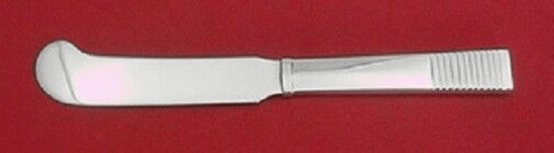 Georg Jensen Parallel Sterling Silver Butter Spreader 6": Georg Jensen Parallel Sterling Silver Butter Spreader 6" Experience the elegance of the Parallel butter spreader by Georg Jensen, crafted from high-quality sterling silver. This 6" hollow handle butte