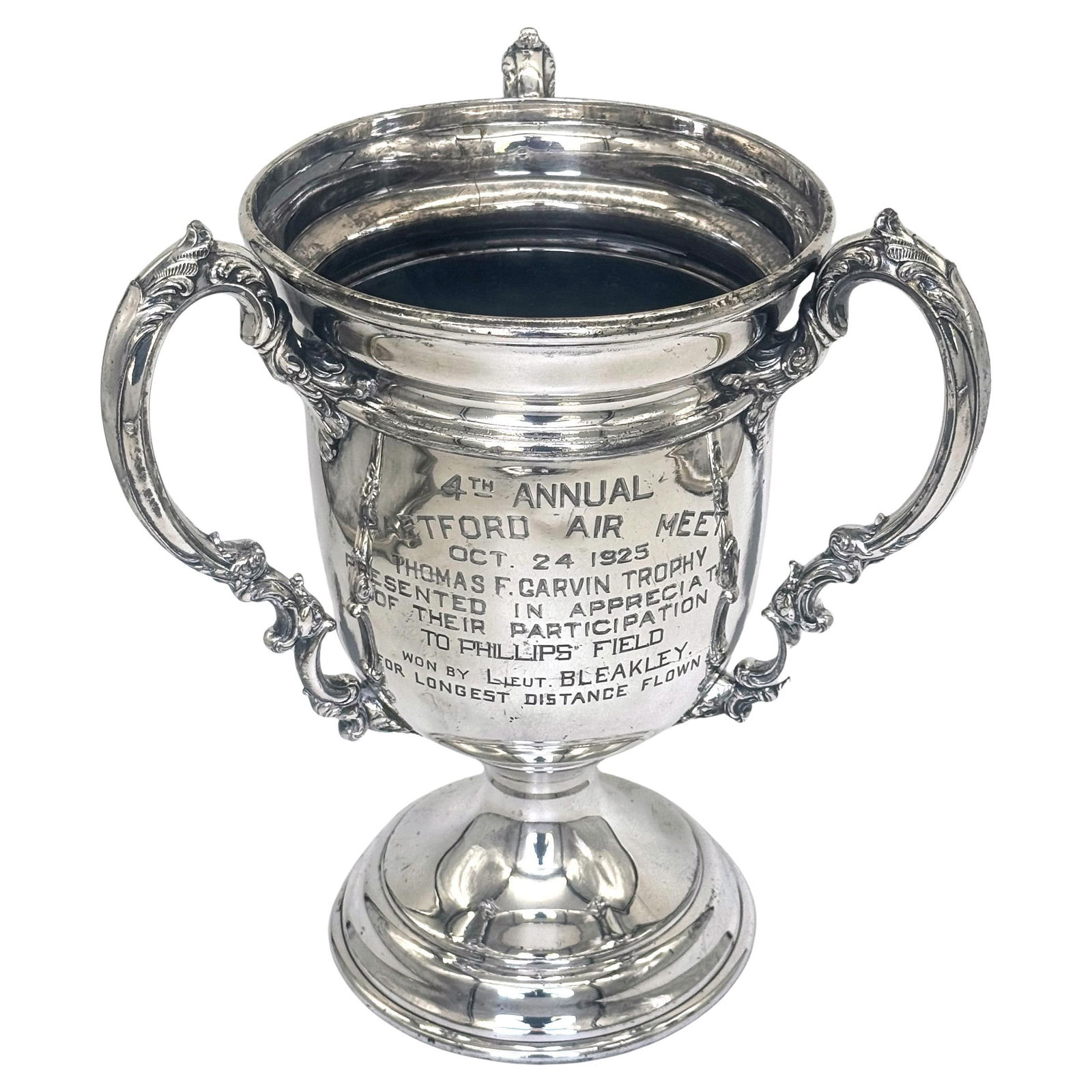 1925 Thomas F. Garvin Trophy by Wilcox Silver Plate Co Neoclassical Aviation Award (1 of 10)