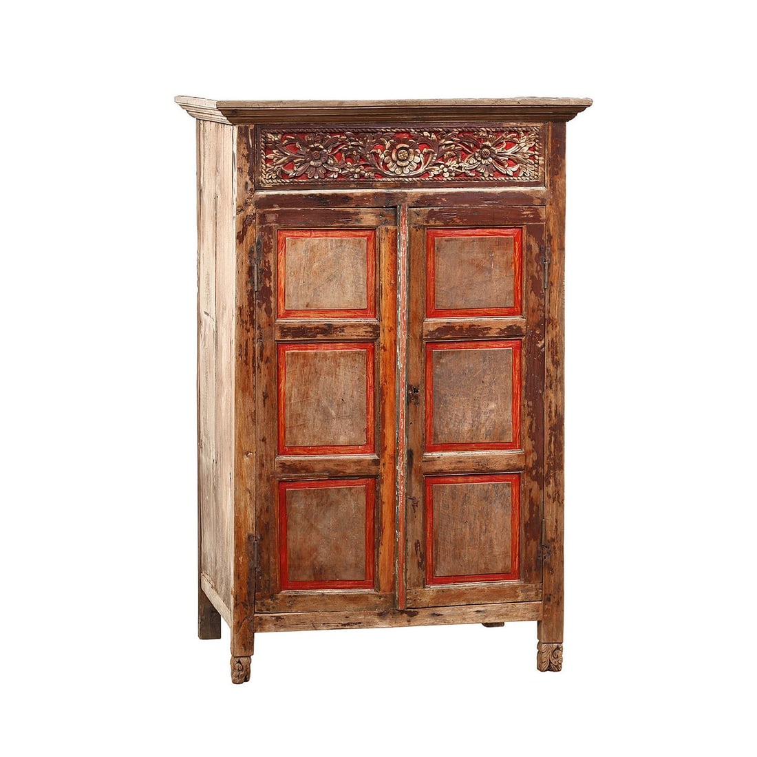 Rustic European Teak Cabinet Distressed Antique Style: Rustic European Teak Cabinet Distressed Antique Style This Distressed Antique Style Teak Cabinet combines timeless elegance with rustic charm. Crafted from high-quality teak wood, this cabinet feature