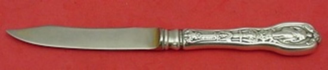 Gorham Mythologique Sterling Silver Fruit Knife 7 Inch: Gorham Mythologique Sterling Silver Fruit Knife 7 Inch This exquisite fruit knife from the Mythologique pattern by Gorham showcases the artistry of renowned designer Antoine Heller, who led the compan