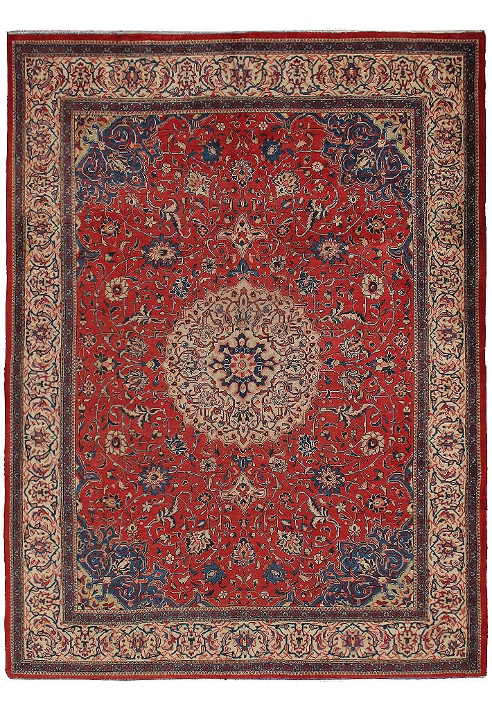 Authentic Persian Sarouk Mahal Rug 10.3 x 13 Premium Quality: Authentic Persian Sarouk Mahal Rug 10.3 x 13 Premium Quality Free continental US Shipping This authentic Persian Sarouk Mahal rug measures 10.3 x 13 feet, showcasing exquisite craftsmanship and an int