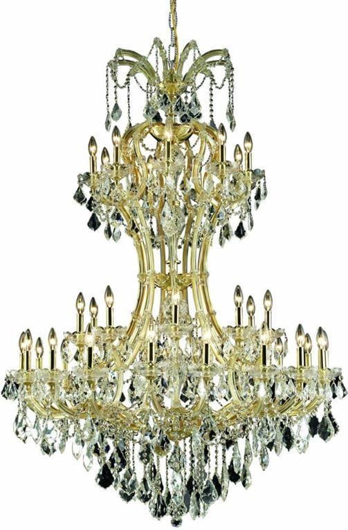 Elegant Maria Theresa Rococo Crystal Bowl Chandelier 36 Bulbs: Elegant Maria Theresa Rococo Crystal Bowl Chandelier 36 Bulbs Illuminate your space with this stunning Maria Theresa Chandelier, featuring exquisite royal-cut crystals that create a breathtaking displ