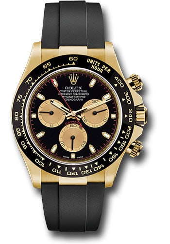 Daytona Reference 116518LN Chronograph with Black Paul Newman Dial Oysterflex: Daytona Reference 116518LN Chronograph with Black Paul Newman Dial Oysterflex This Rolex Daytona features a Black Paul Newman Index dial and is equipped with a fixed bezel. The watch is fitted with an